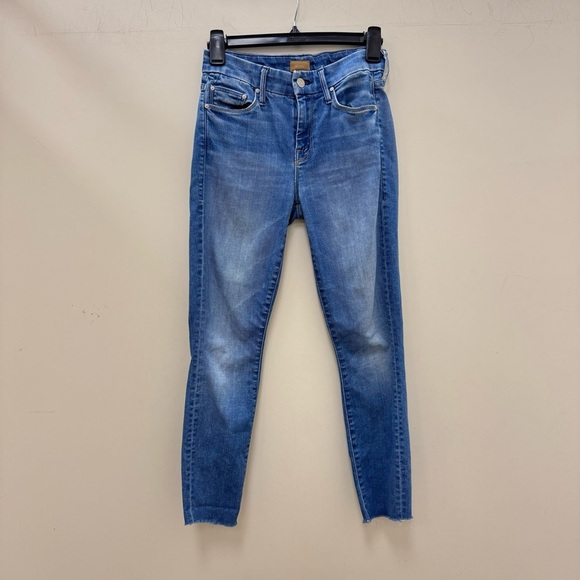 Mother Looker Ankle Fray Jeans - Picture 1 of 9